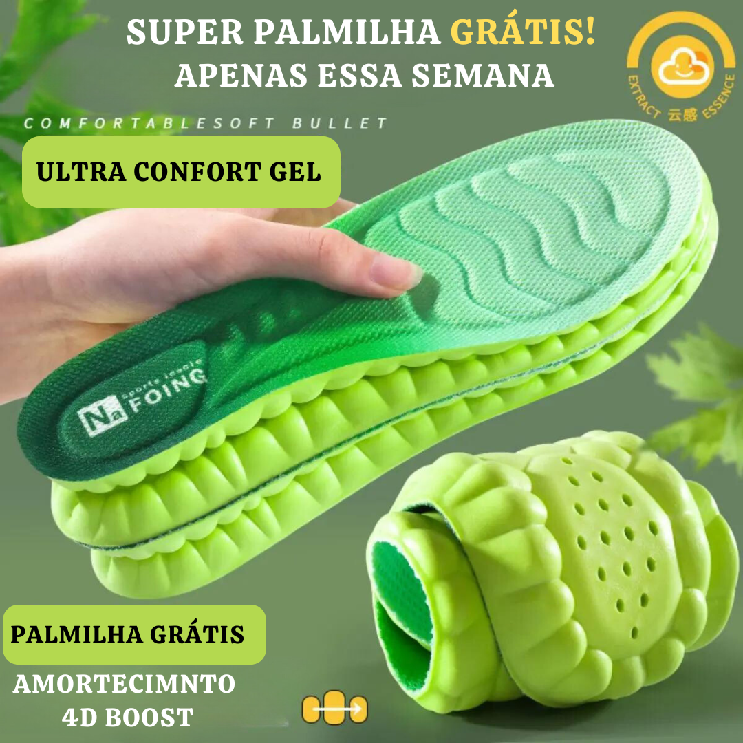 Tênis Ortopédico Ultra Comfort Calce Fácil + Palmilha Grátis